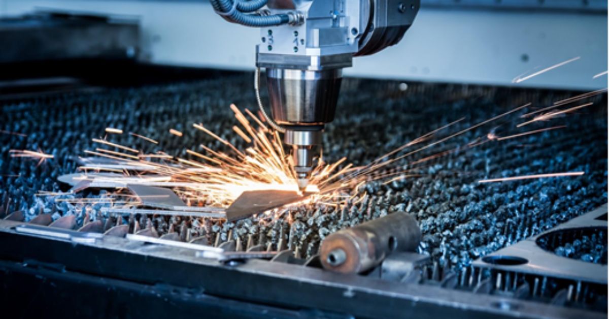 laser cutting steel