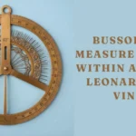 bussola to measure angles within a circle leonardo da Vinci