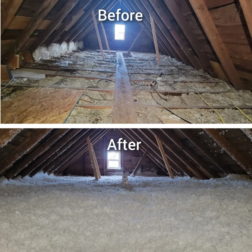 attic cleaning