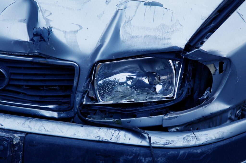 parking lot accident