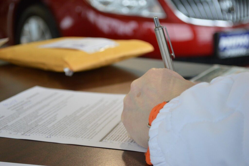 pawning a car title
