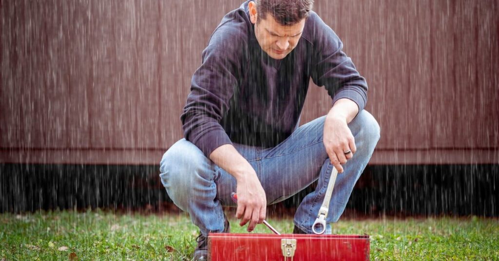 RAIN GUTTER MAINTENANCE
