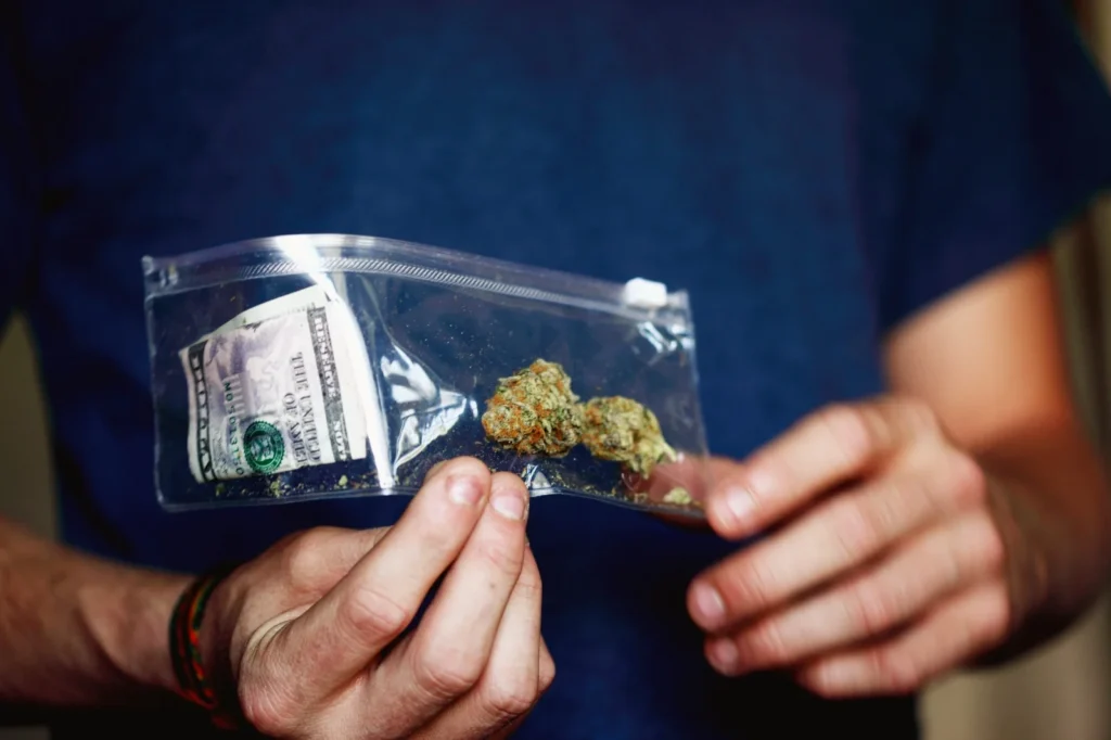 Buying weed