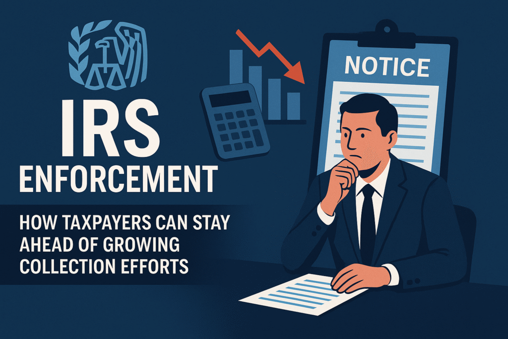 IRS Enforcement: How Taxpayers Can Stay Ahead of Growing Collection Efforts