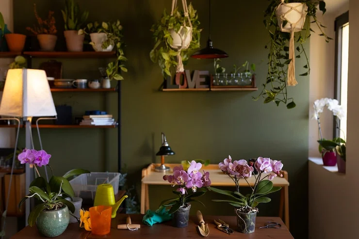 Lamps and Flower Pots