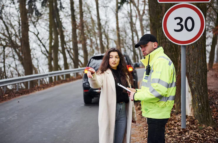 sideswiped a pedestrian