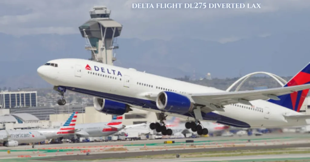 delta flight dl275 diverted lax