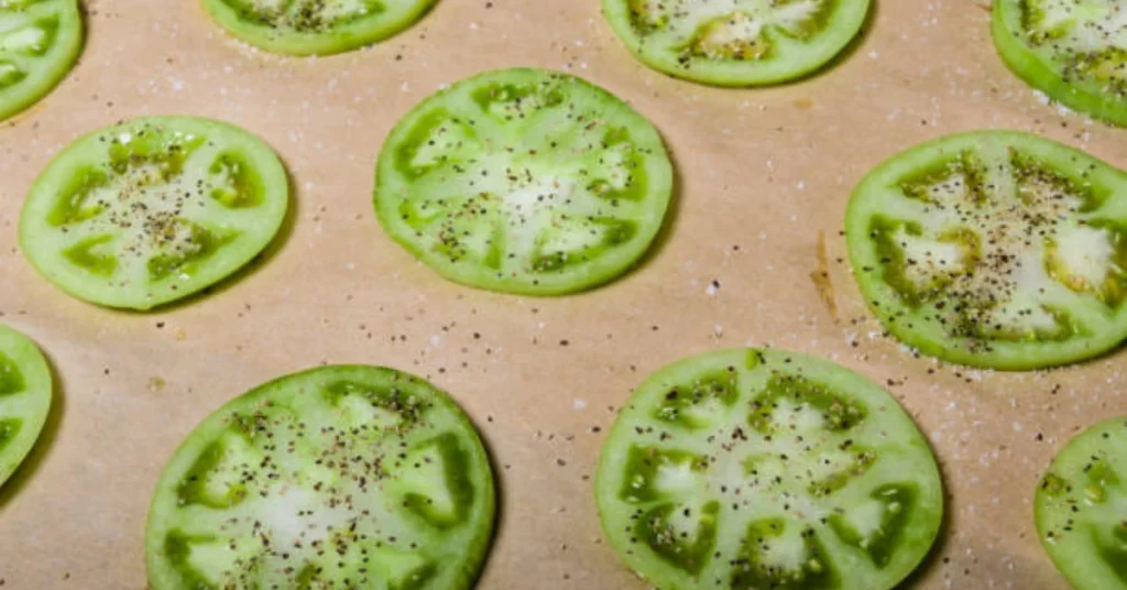Gebakken Groene Tomaten
