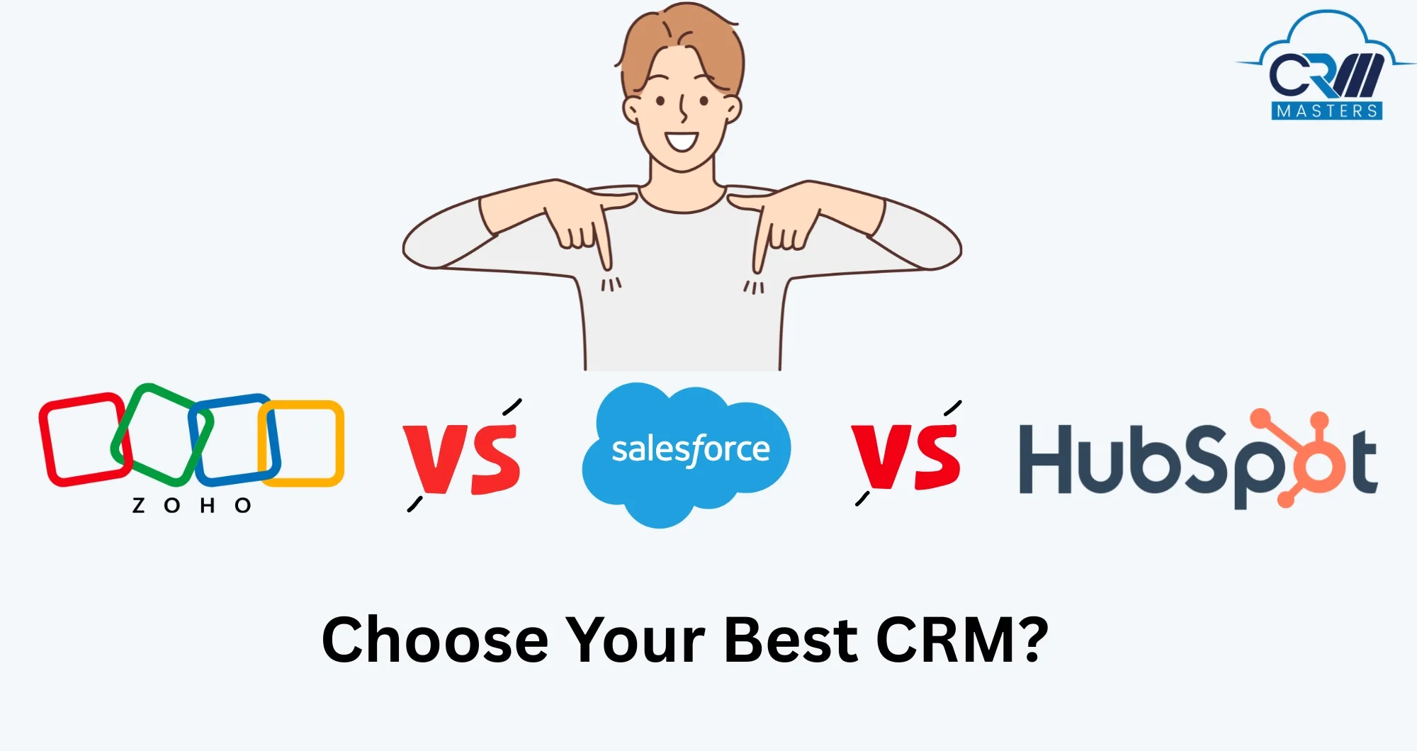zoho vs Salesforce vs HubSpot