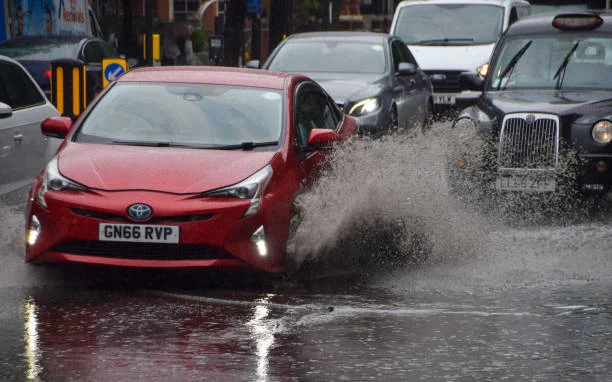 Car Feels Unsafe in Heavy Rain