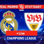 Real Madrid vs VfB Stuttgart Timeline