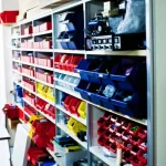 Shelving hardware