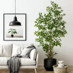 Large artificial trees indoor