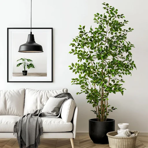 Large artificial trees indoor