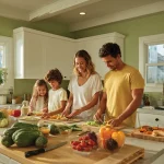 low-VOC paint kitchen renovation
