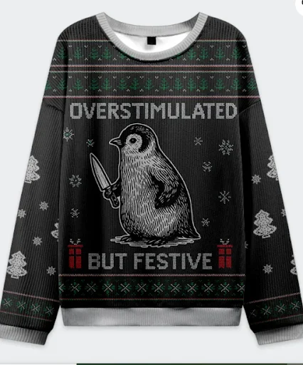 Ugly Christmas Sweater and Japanese Hoodie