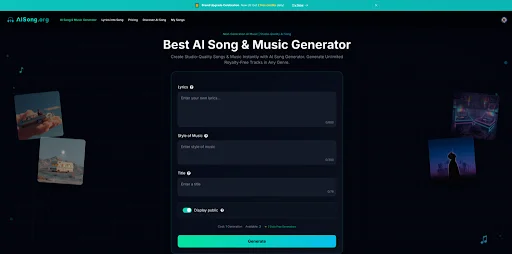 AI Lyrics to Song
