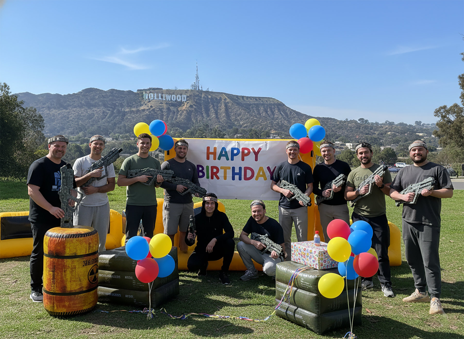 Best Birthday Ever — Laser Tag Los Angeles with Golden Lion
