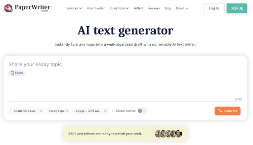 AI text generator