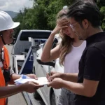 Distracted driver was working