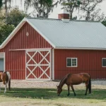 Horse barns