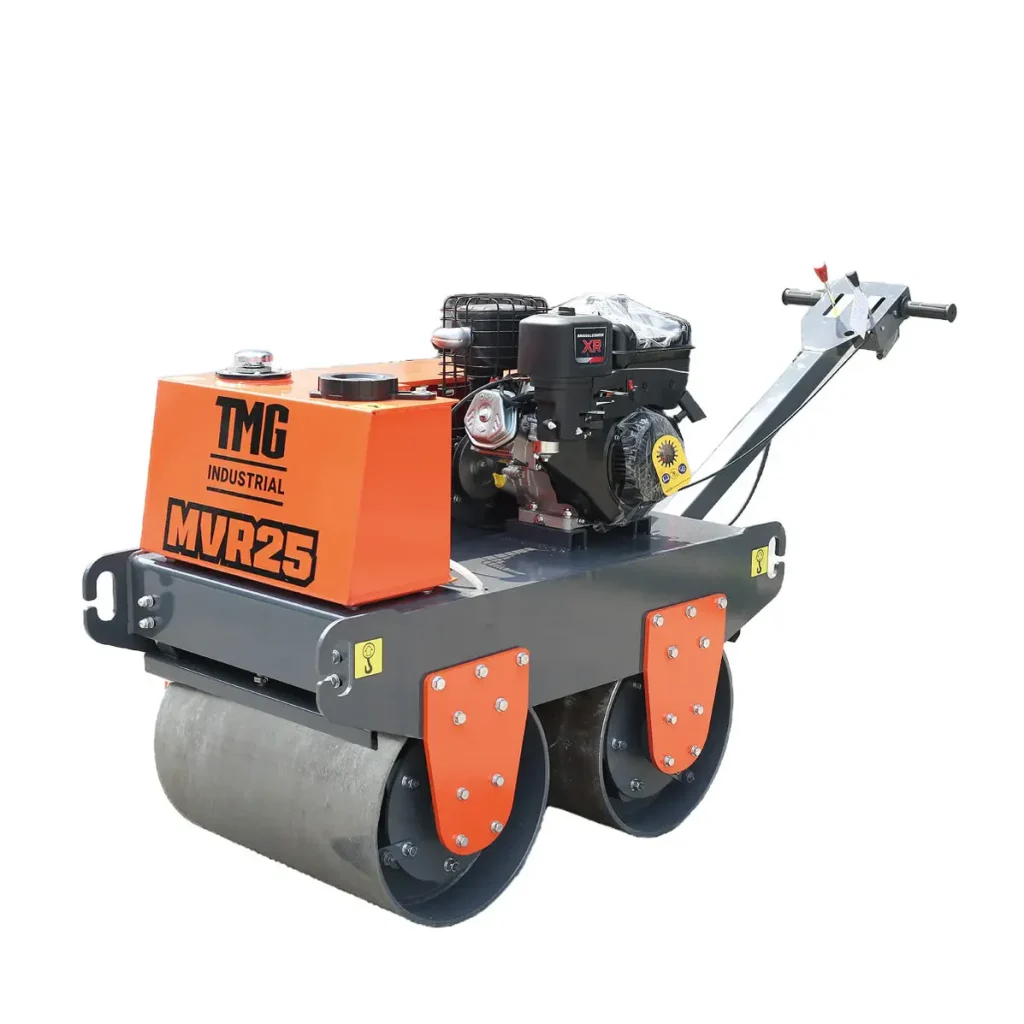 industrial vibratory roller, warehouse compaction equipment, double drum roller