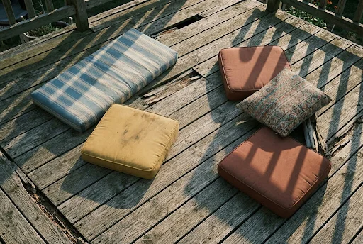 how to clean porch cushions