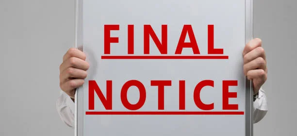 Overdue Tolls and Fines