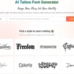 tattoo font generator