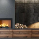 Luxury gas fireplace insert