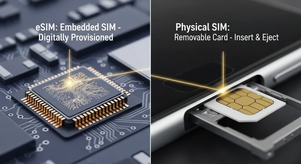 eSIM vs Physical SIM