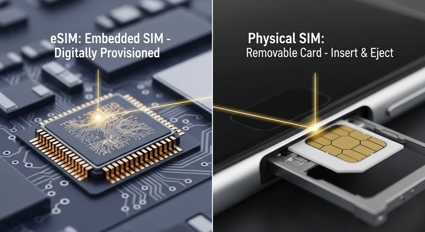 eSIM vs Physical SIM