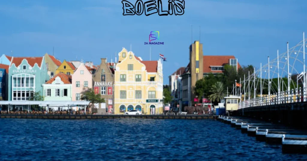 Willemstad Curaçao waterfront with colorful colonial buildings and fishing boats at dawn