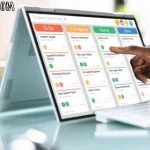 puzutask com dashboard showing task management interface on laptop screen