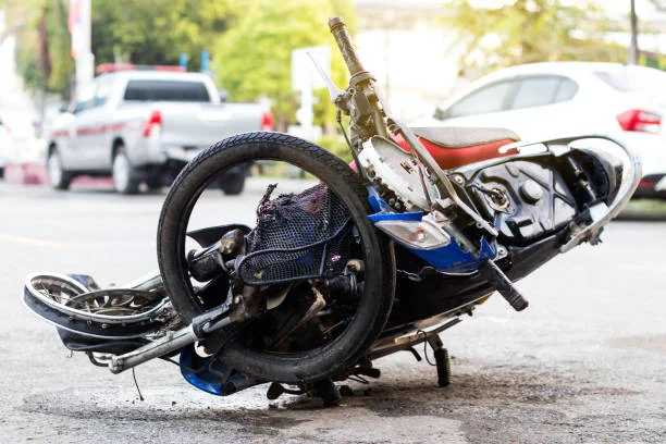 No-contact motorcycle accident