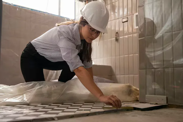 Tile adhesive
