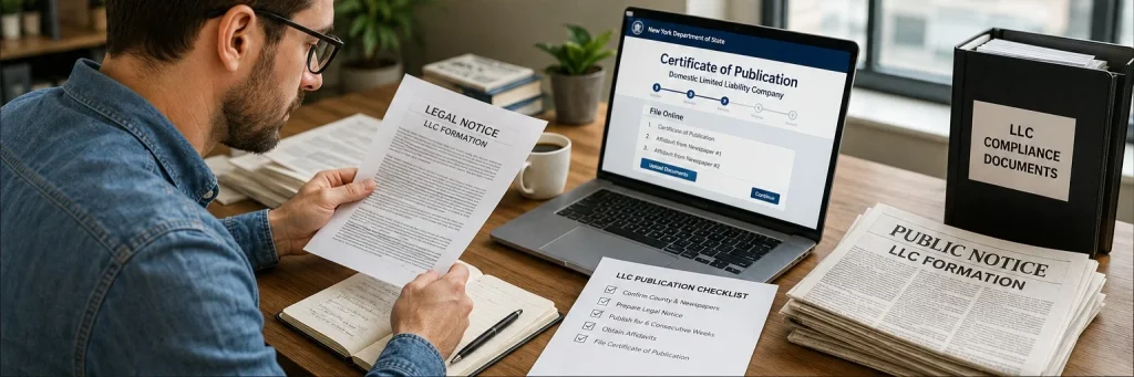 New York LLC publication requirement