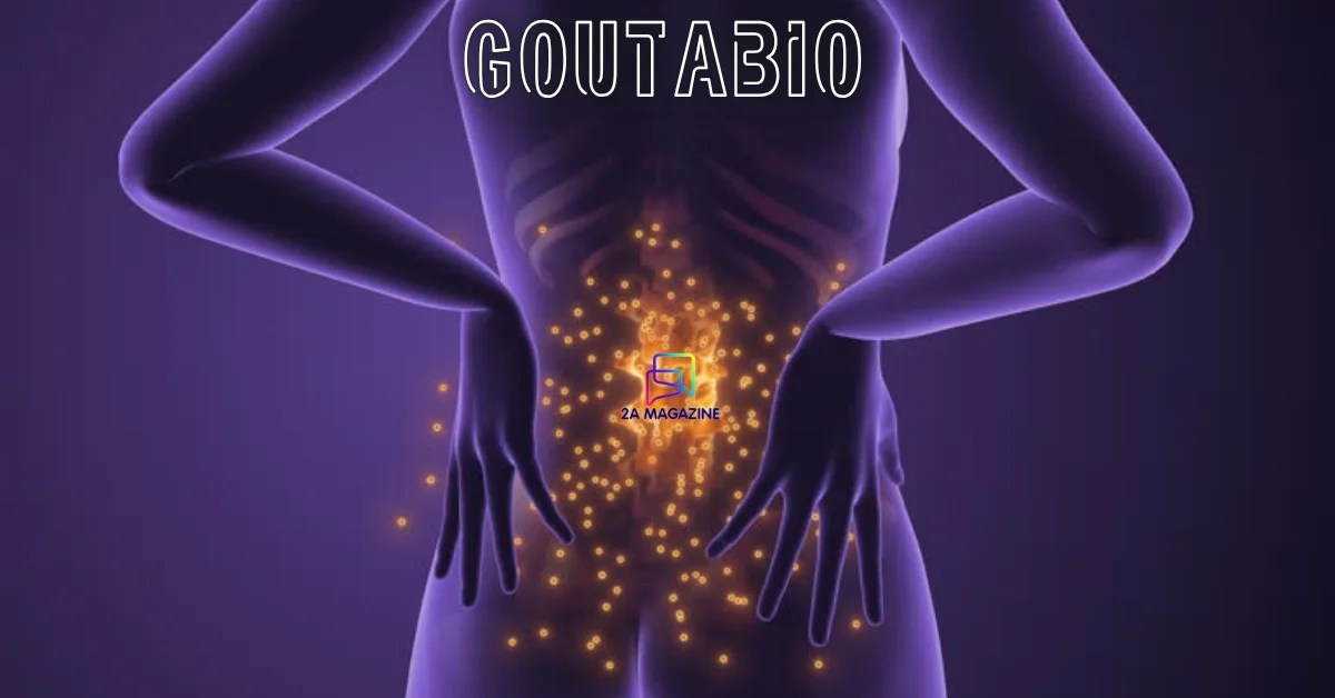 Person holding inflamed joint with natural herbal remedy ingredients nearby representing goutabio benefits