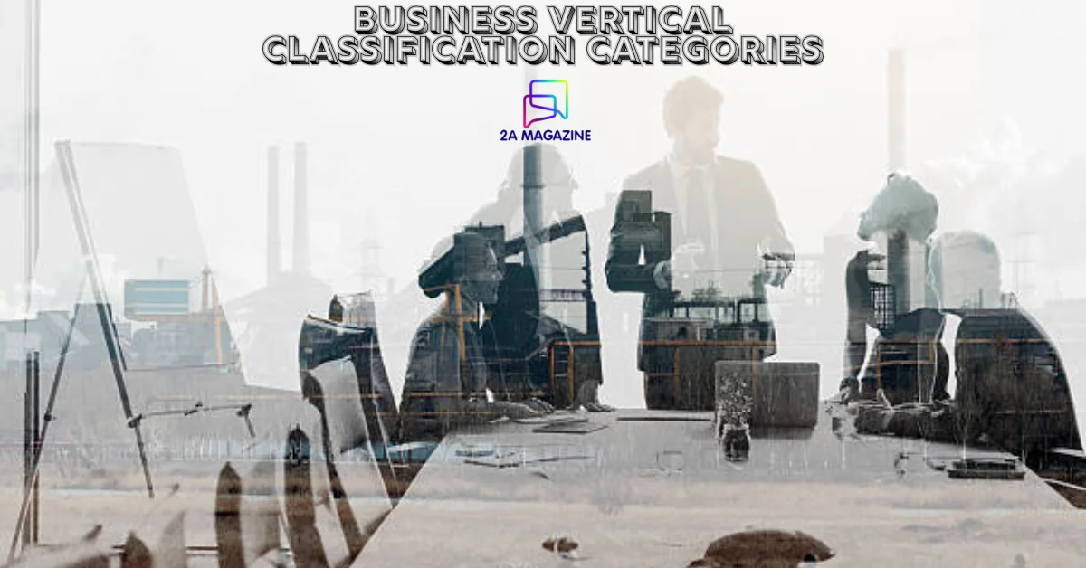 Business team discussing vertical classification categories during a strategy meeting