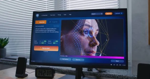 AI face swap video