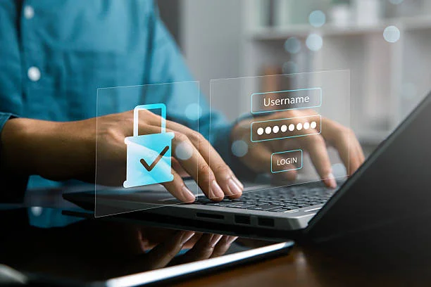 Laptop screen showing private anonymous browsing, similar to how Picuki works without login