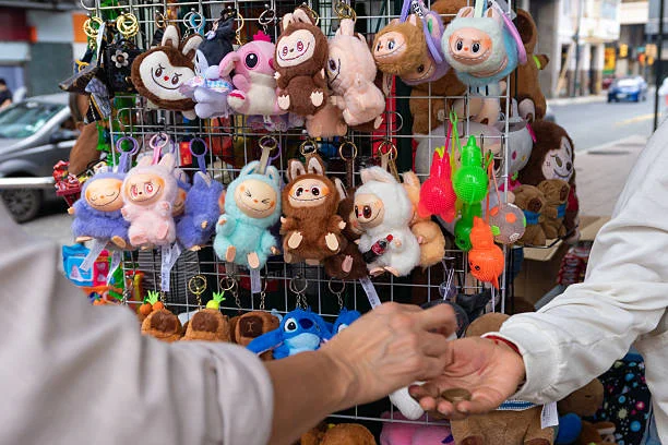 Person browsing a bargain marketplace stall, symbolizing hidden deals found through typo searches