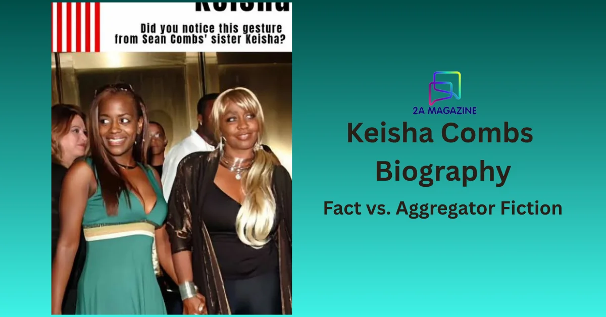 Keisha Combs with blonde hair at event with companion - Sean Combs sister biography fact check