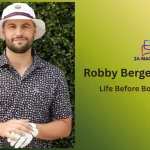 Robby Berger in his signature white bucket hat and golf glove — featured image for the Robby Berger biography