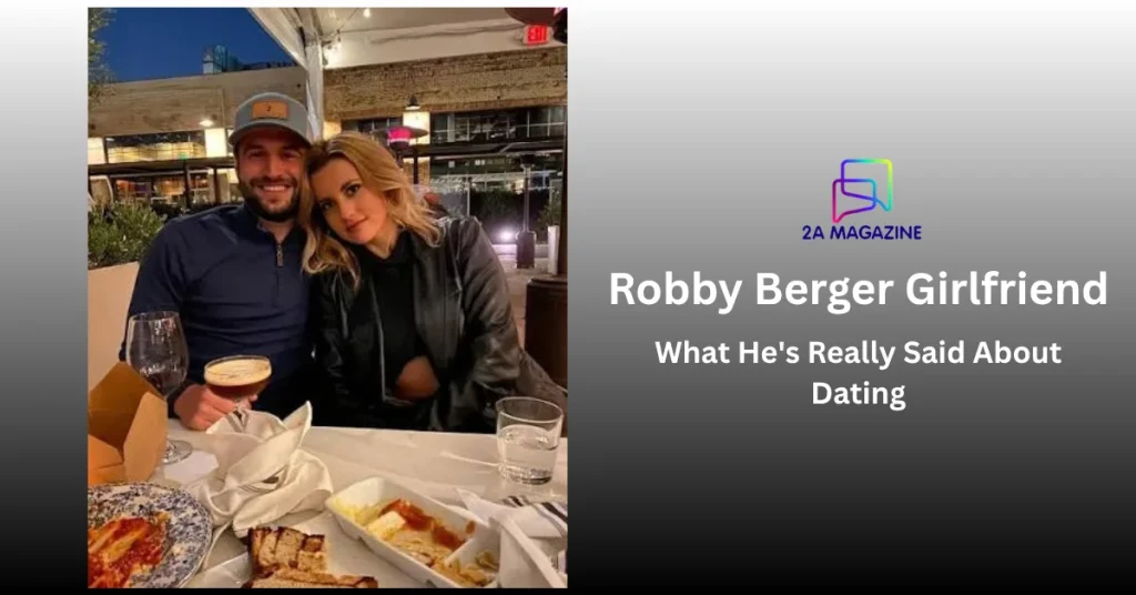 Robby Berger with ex-girlfriend Lauren Pacheco at a dinner date circa 2021