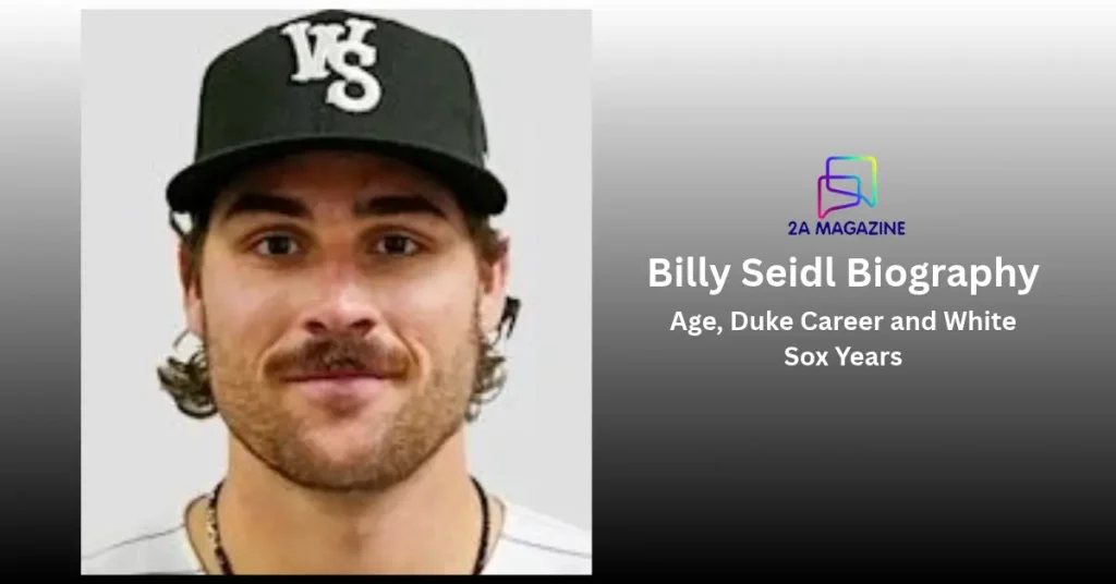 Billy Seidl, former White Sox minor-league pitcher, wearing a Winston-Salem Dash cap