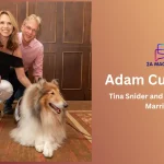 Adam Curry with wife Tina Snider and their collie Reveille at a Ronald McDonald House Charities event in Austin