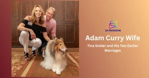 Adam Curry with wife Tina Snider and their collie Reveille at a Ronald McDonald House Charities event in Austin
