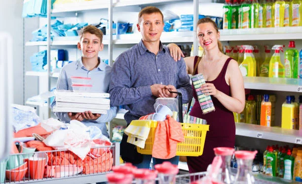 Buying household supplies