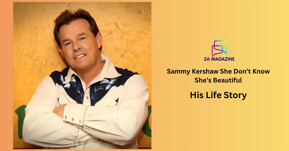 Sammy Kershaw in a white embroidered western shirt – his life story and the 1993 No. 1 hit She Don't Know She's Beautiful